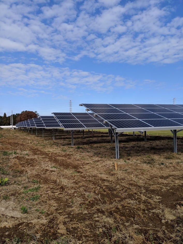 茨城県つくば市作谷　太陽光発電