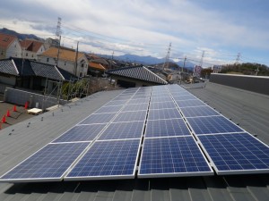 横葺屋根 太陽光発電
