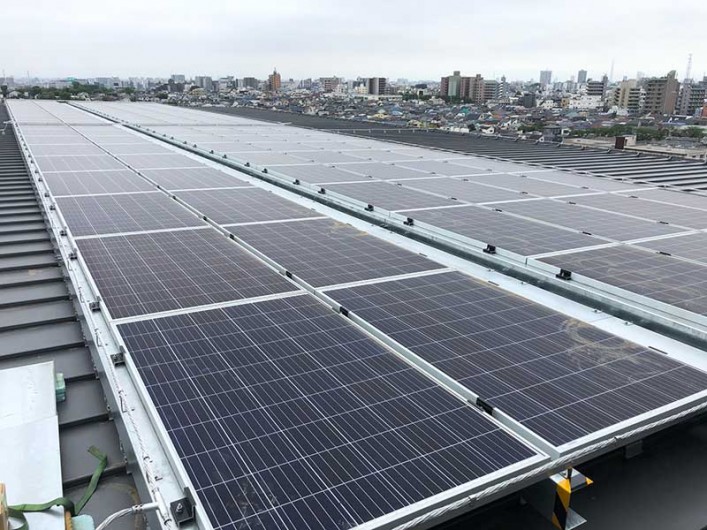 東京都北区　オフィスビル　太陽光発電